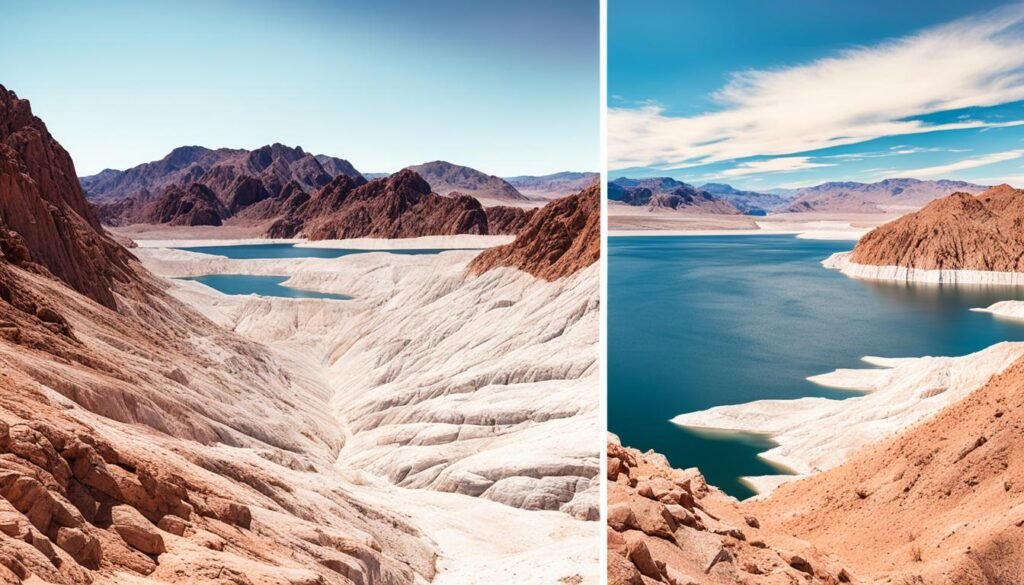 water levels at lake mead in nevada