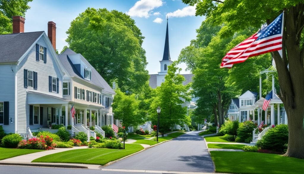 Serene New England retirement community