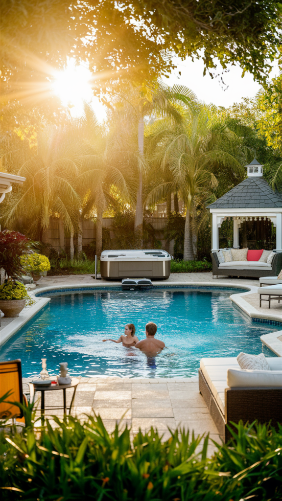Backyard Bliss Inspirational Pool and Spa Design Ideas