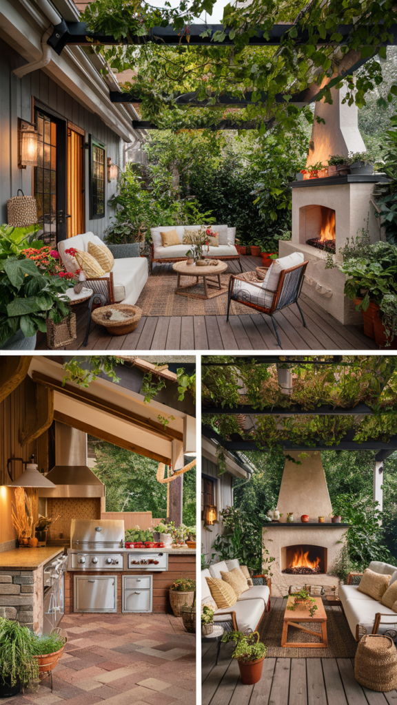 Charming Small Backyard Fireplaces to Maximize Space
