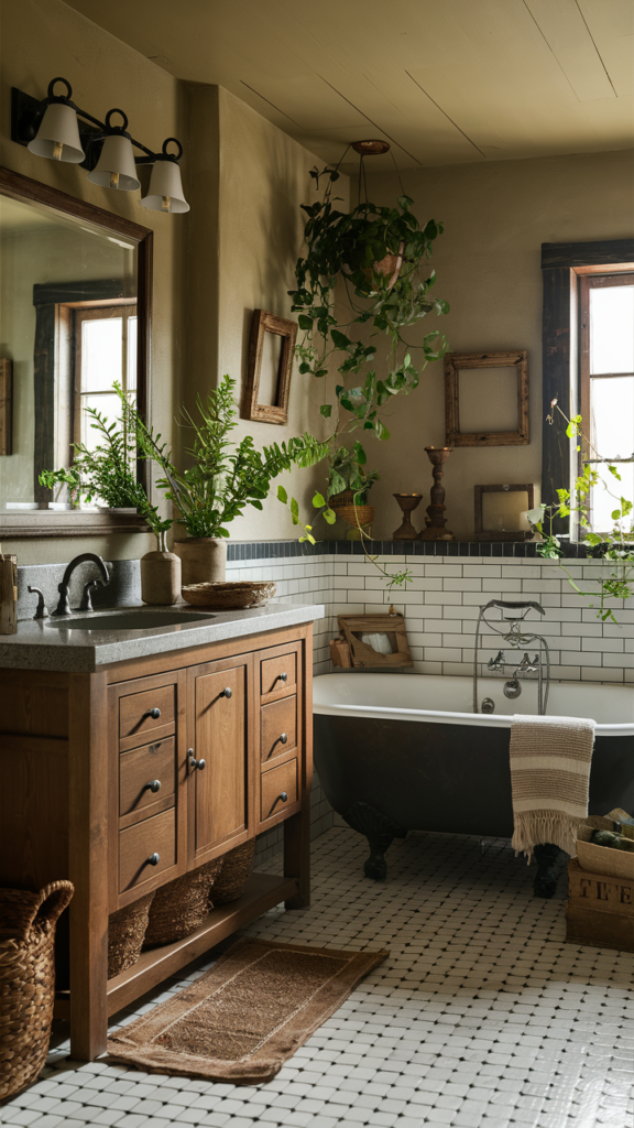Farmhouse Bathroom Trends, What's In and What's Out