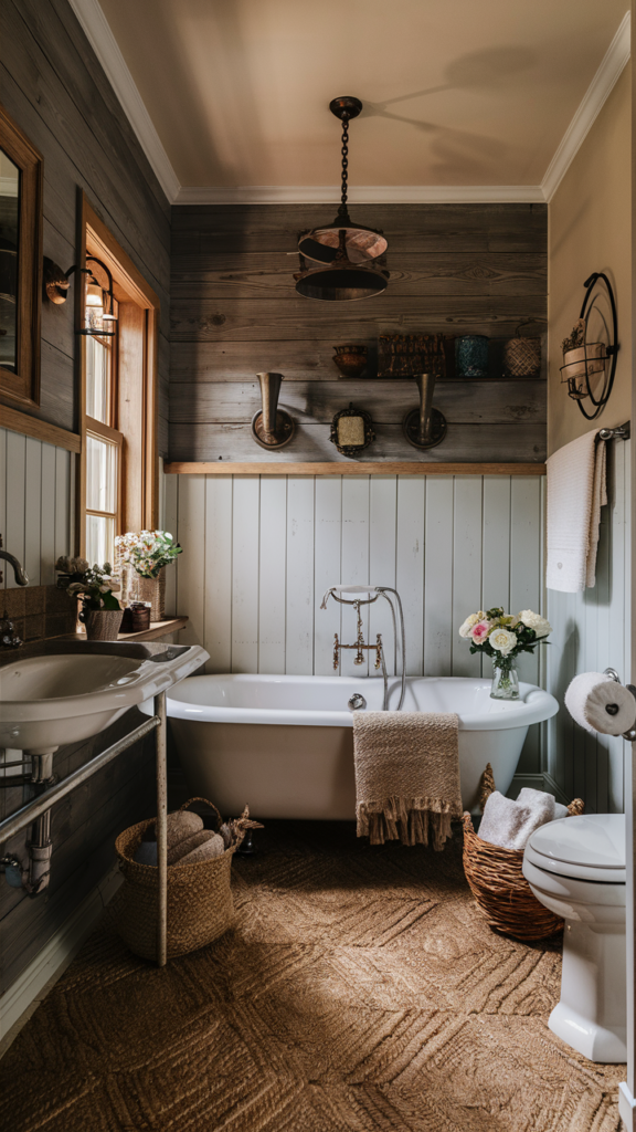 Farmhouse Charm for your Bathroom
