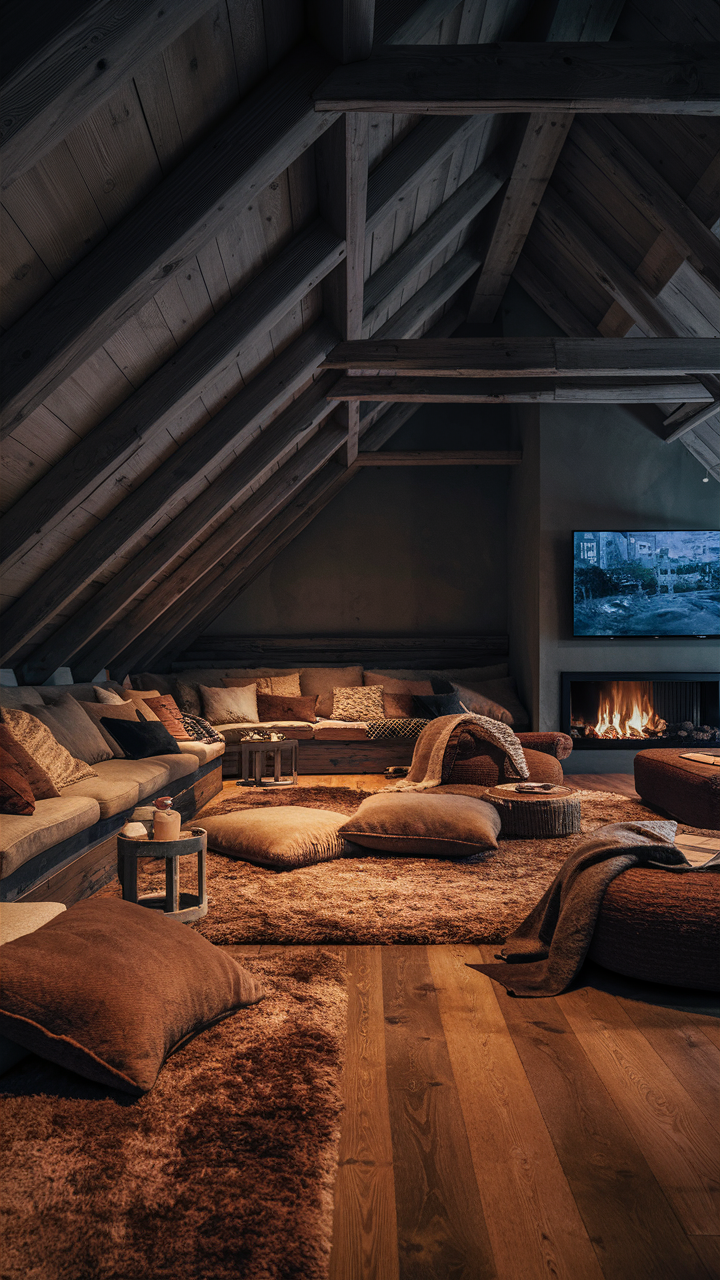 Cozy & Inspirational Living Room Designs with Fireplace