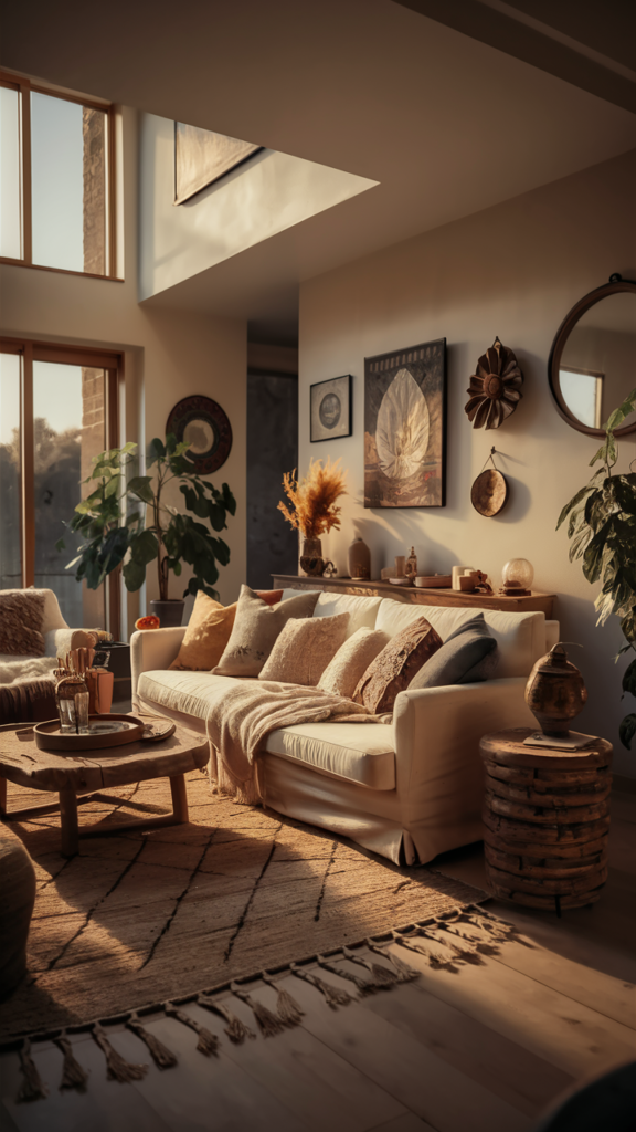 Transform Your Living Room Bohemian Cozy Minimalist Style