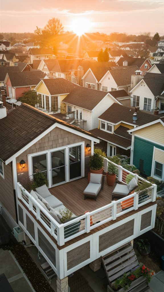 designing rooftop patios for small homes