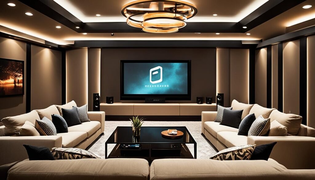 home theater setup