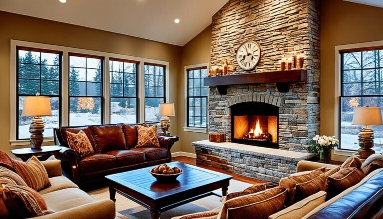 living room design with fireplace that is inspirational and cozy