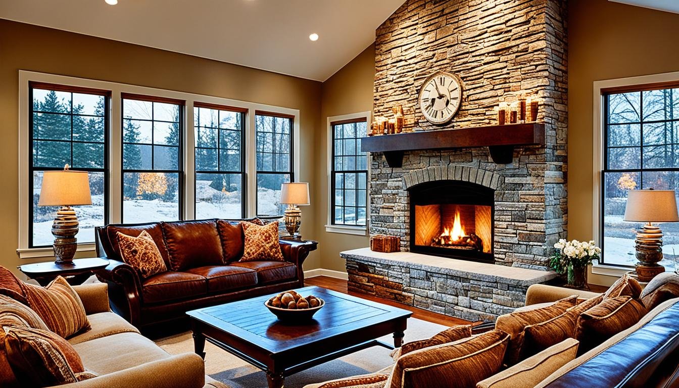 Cozy & Inspirational Living Room Designs with Fireplace