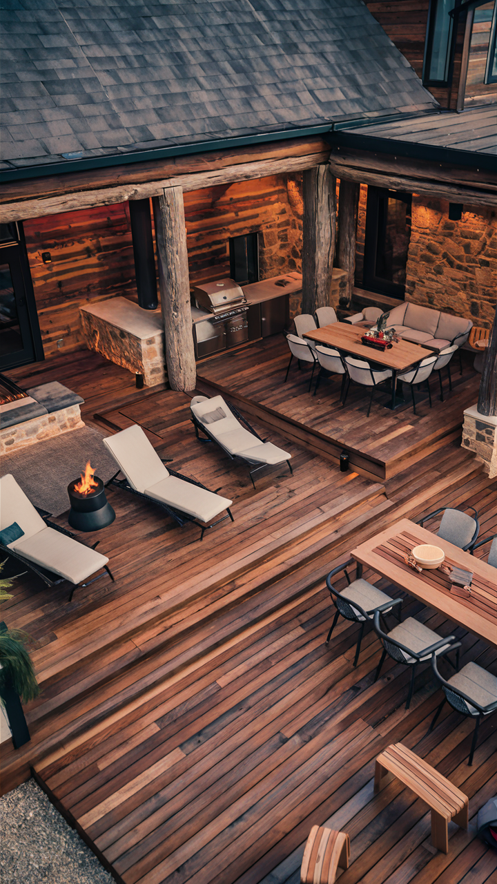 Rustic to Modern: Versatile Wood Deck Design Ideas