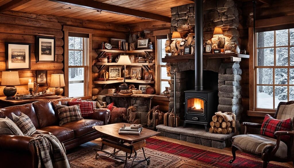 vintage cabin decor