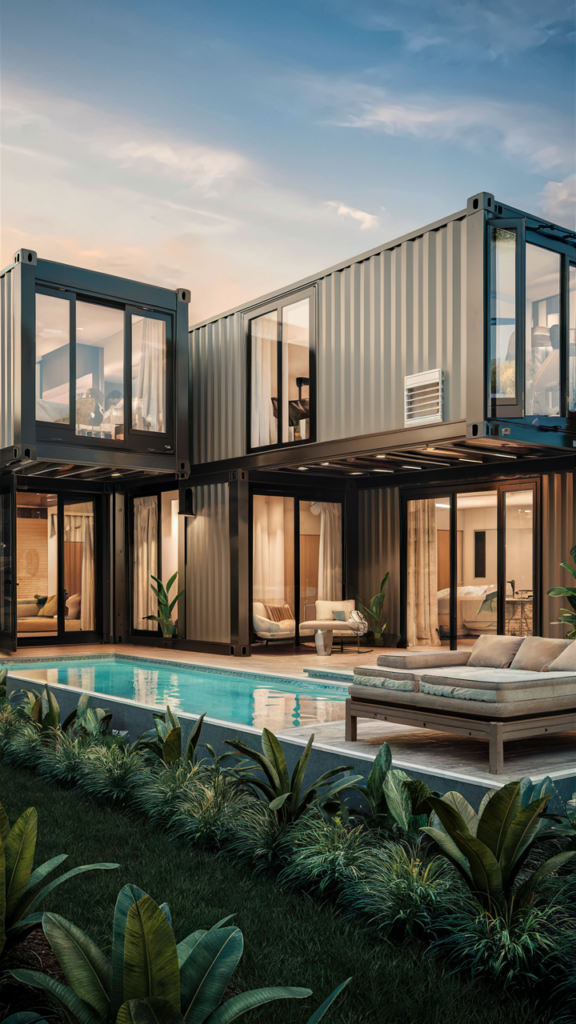 design flexibility and customization of shipping containers